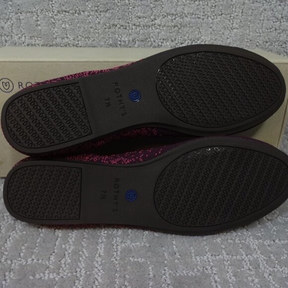 Rothys The Flat Fig Phyton Round Toe Slip on Flats Shoes Multiple Sizes - Picture 6 of 11